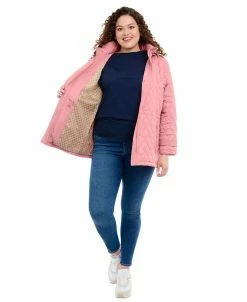 Michael Kors Women's Plus Size Quilted Hooded Anorak Coat -Clothing Shop 23350631 fpx