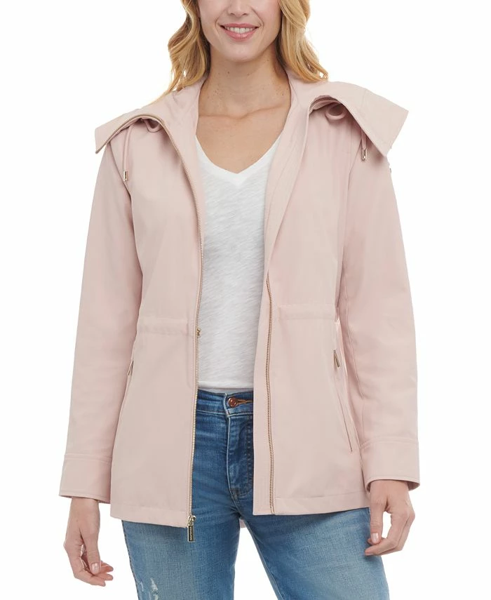 Michael Kors Women's Hooded Anorak Raincoat 3 Michael Kors Women's Hooded Anorak Raincoat