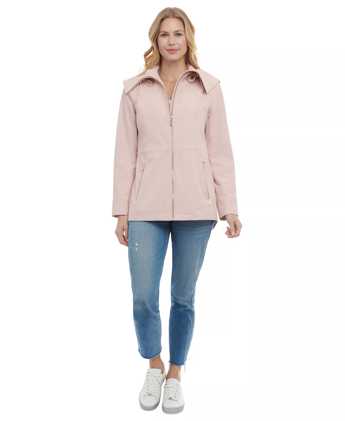 Michael Kors Women's Hooded Anorak Raincoat 6 Michael Kors Women's Hooded Anorak Raincoat - Image 4