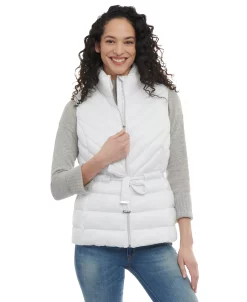 Michael Kors Women's Packable Belted Puffer Vest -Clothing Shop 23350666 fpx