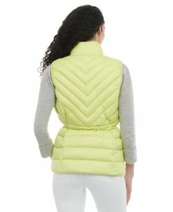 Michael Kors Women's Packable Belted Puffer Vest -Clothing Shop 23350679 fpx