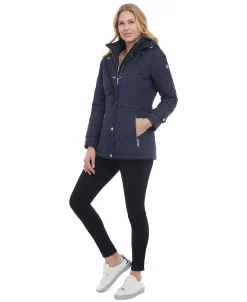 Michael Kors Women's Quilted Hooded Anorak Coat 18 Michael Kors Women's Quilted Hooded Anorak Coat -Clothing Shop 23350726 fpx