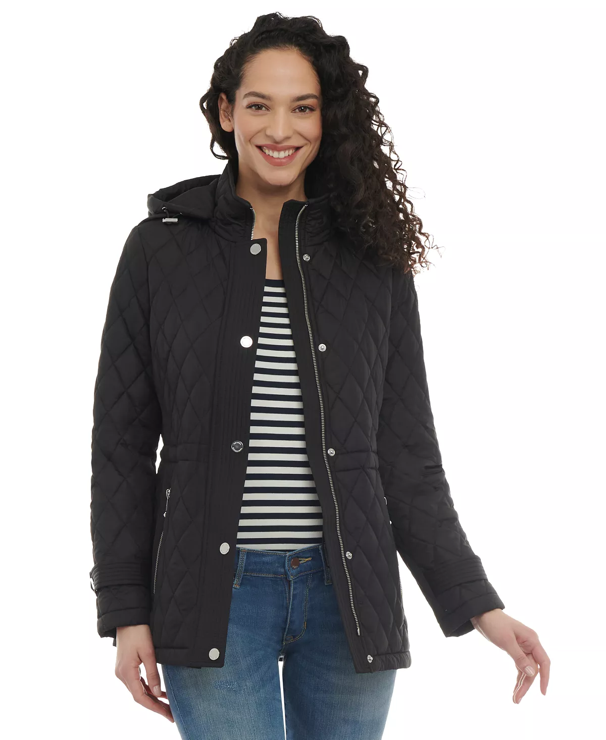 Michael Kors Women's Quilted Hooded Anorak Coat 8 Michael Kors Women's Quilted Hooded Anorak Coat - Image 6