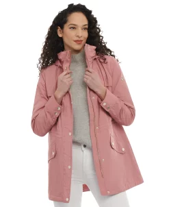 Michael Kors Women's Petite Hooded Anorak Coat -Clothing Shop 23350746 fpx 1