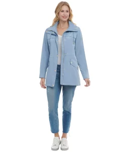 Michael Kors Women's Hooded Water-Resistant Anorak Coat -Clothing Shop 23350757 fpx