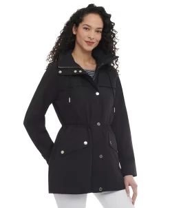 Michael Kors Women's Petite Hooded Anorak Coat -Clothing Shop 23350762 fpx