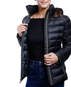 Michael Kors Women's Hooded Packable Down Shine Puffer Coat, Created For Macy's -Clothing Shop 23350867 fpx