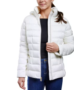 Michael Kors Women's Hooded Packable Down Shine Puffer Coat, Created For Macy's -Clothing Shop 23350872 fpx