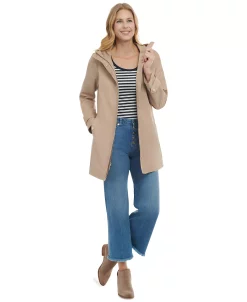 Michael Kors Women's Hooded A-Line Coat -Clothing Shop 23350886 fpx