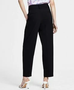 Bar III Women's Bi-Stretch Pleated Straight-Leg Ankle Pants, Created For Macy's 9 Bar III Women's Bi-Stretch Pleated Straight-Leg Ankle Pants, Created For Macy's -Clothing Shop 23358940 fpx