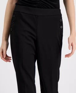 Bar III Women's Button-Detail Mid-Rise Straight-Leg Pants, Created For Macy's 10 Bar III Women's Button-Detail Mid-Rise Straight-Leg Pants, Created For Macy's -Clothing Shop 23359026 fpx