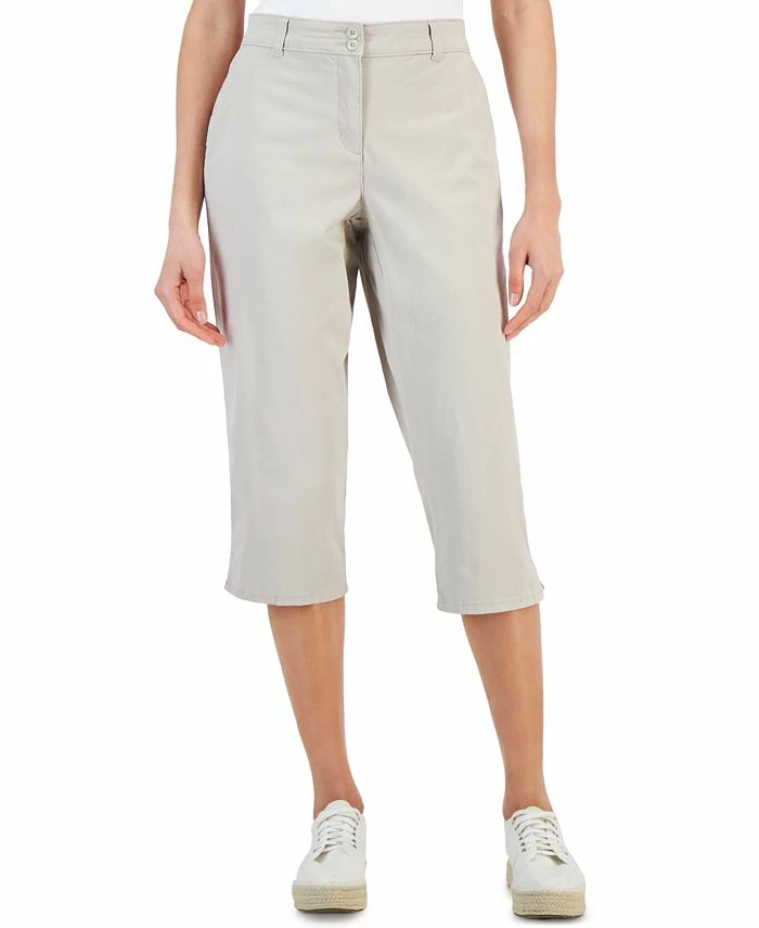 Karen Scott Women's Comfort Waist Capri Pants, Created For Macy's 3 Karen Scott Women's Comfort Waist Capri Pants, Created For Macy's