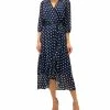 Sam Edelman Women's Polka-Dot Faux-Wrap Dress 2 Sam Edelman Women's Polka-Dot Faux-Wrap Dress -Clothing Shop 23379063 fpx