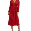 INC International Concepts Women's Faux-Wrap Velour Dress, Created For Macy's -Clothing Shop 23388763 fpx