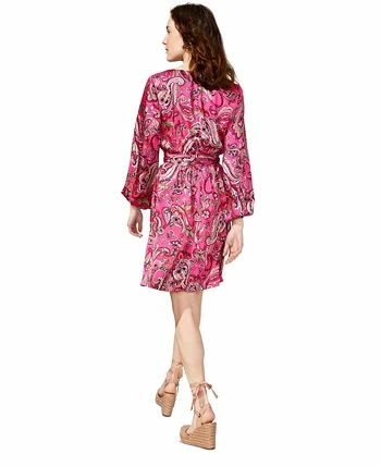 INC International Concepts Women's Paisley V-Neck Dress, Created For Macy's 4 INC International Concepts Women's Paisley V-Neck Dress, Created For Macy's - Image 2