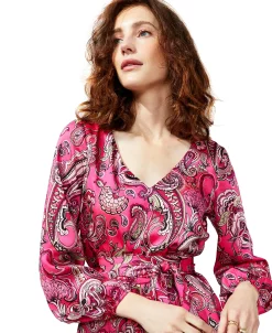 INC International Concepts Women's Paisley V-Neck Dress, Created For Macy's 10 INC International Concepts Women's Paisley V-Neck Dress, Created For Macy's -Clothing Shop 23440145 fpx