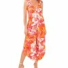 Vince Camuto Women's Tie-Shoulder Floral-Print Angled-Hem Jumpsuit -Clothing Shop 23441023 fpx