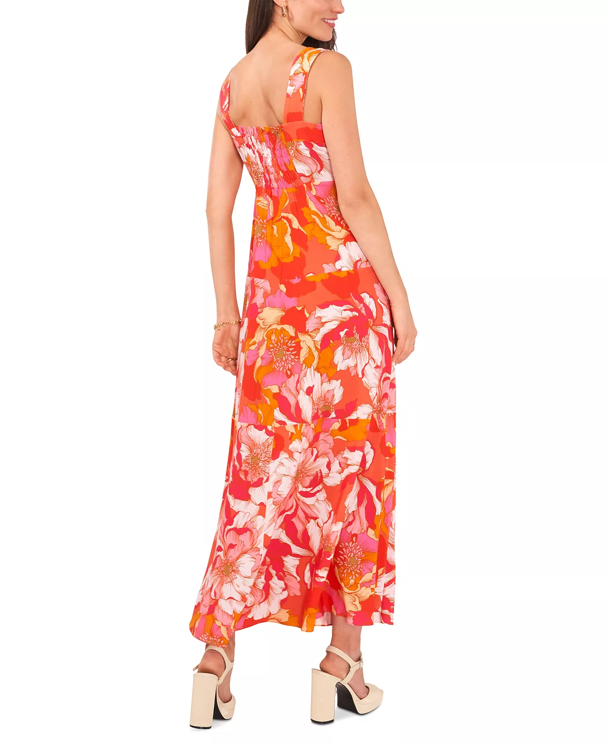 Vince Camuto Women's Printed Sleeveless Tiered Maxi Dress 5 Vince Camuto Women's Printed Sleeveless Tiered Maxi Dress - Image 3