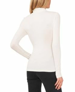 Vince Camuto Women's Ruched Surpliced Long-Sleeve Top -Clothing Shop 23441190 fpx