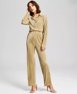 And Now This Women's Bodre Straight-Leg Pull-On Pants -Clothing Shop 23454731 fpx