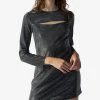 Sanctuary Women's Night Disco Cutout Metallic Dress 2 Sanctuary Women's Night Disco Cutout Metallic Dress -Clothing Shop 23481351 fpx