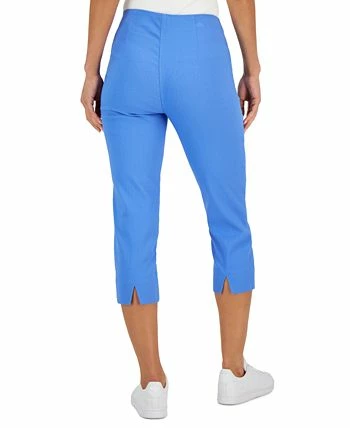 Charter Club Women's Jacquard Pull-On Capris Pants, Created For Macy's 4 Charter Club Women's Jacquard Pull-On Capris Pants, Created For Macy's - Image 2