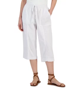 Karen Scott Women's Quinn Cotton Pull-On Capri Pants, Created For Macy's 17 Karen Scott Women's Quinn Cotton Pull-On Capri Pants, Created For Macy's -Clothing Shop 23502746 fpx