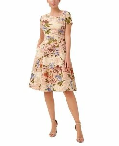 Adrianna Papell Women's Matlesse Fit & Flare Cocktail Dress