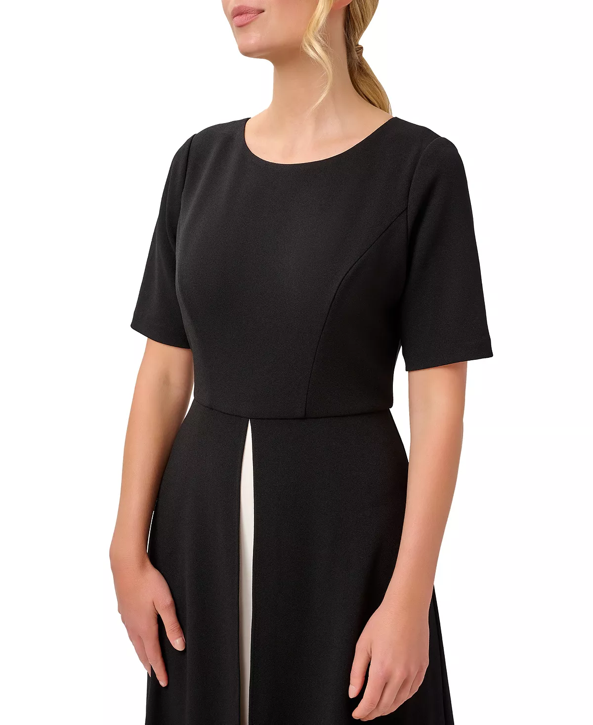 Adrianna Papell Women's Colorblocked Walkthrough Jumpsuit 5 Adrianna Papell Women's Colorblocked Walkthrough Jumpsuit - Image 3