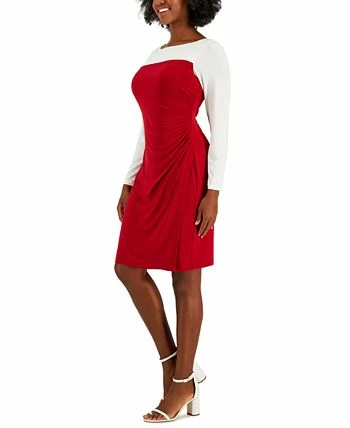 Kasper Ginger Colorblocked Midi Shift Dress 5 Kasper Ginger Colorblocked Midi Shift Dress - Image 3