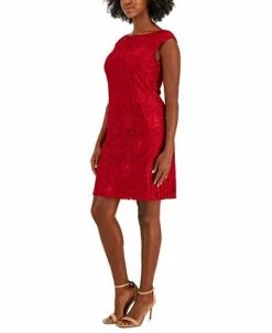 Kasper Women's Morgan Sleeveless Floral-Lace Shift Dress -Clothing Shop 23531003 fpx