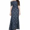 Vince Camuto Women's Off-The-Shoulder Sequin Lace Column Gown -Clothing Shop 23532275 fpx