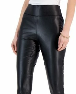 INC International Concepts Women's Faux-Leather Leggings, Created For Macy's -Clothing Shop 23541107 fpx
