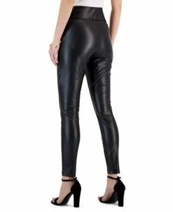 INC International Concepts Women's Faux-Leather Leggings, Created For Macy's -Clothing Shop 23541109 fpx