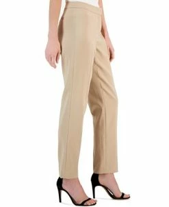 Anne Klein Women's Contour Stretch Tab-Waist Pants -Clothing Shop 23542054 fpx