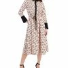 Anne Klein Women's Printed Drawstring Long-Sleeve Dress, Created For Macy's 1 Anne Klein Women's Printed Drawstring Long-Sleeve Dress, Created For Macy's -Clothing Shop 23542238 fpx