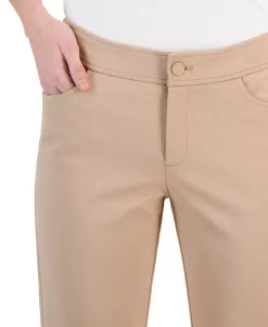 Anne Klein Women's Collection Compression Fly-Front Bootcut Pants -Clothing Shop 23542254 fpx