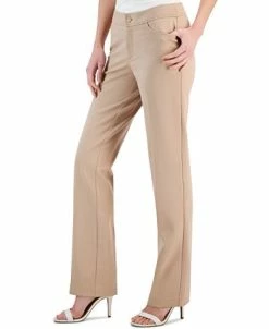 Anne Klein Women's Collection Compression Fly-Front Bootcut Pants -Clothing Shop 23542255 fpx