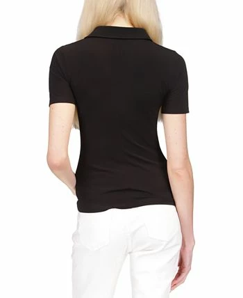 Michael Kors Women's Button Ruched-Front Top 4 Michael Kors Women's Button Ruched-Front Top - Image 2