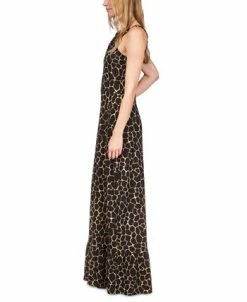 Michael Kors Women's Printed Necklace Maxi Dress 9 Michael Kors Women's Printed Necklace Maxi Dress -Clothing Shop 23556147 fpx