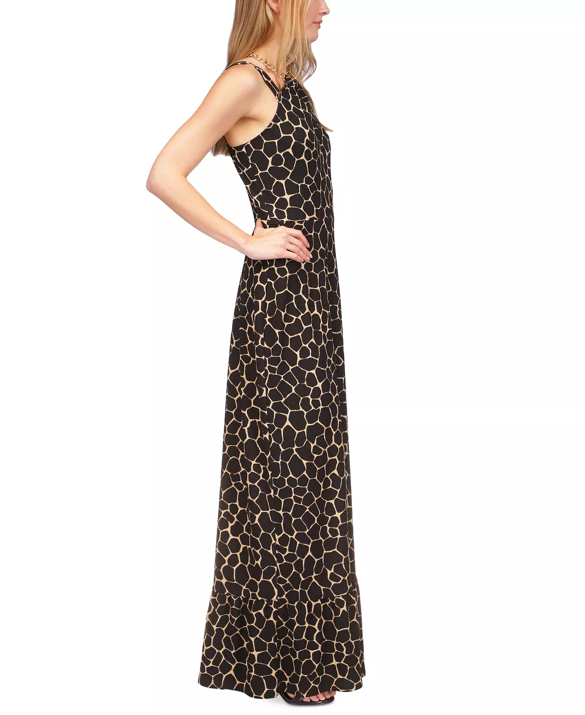 Michael Kors Women's Printed Necklace Maxi Dress 6 Michael Kors Women's Printed Necklace Maxi Dress - Image 4