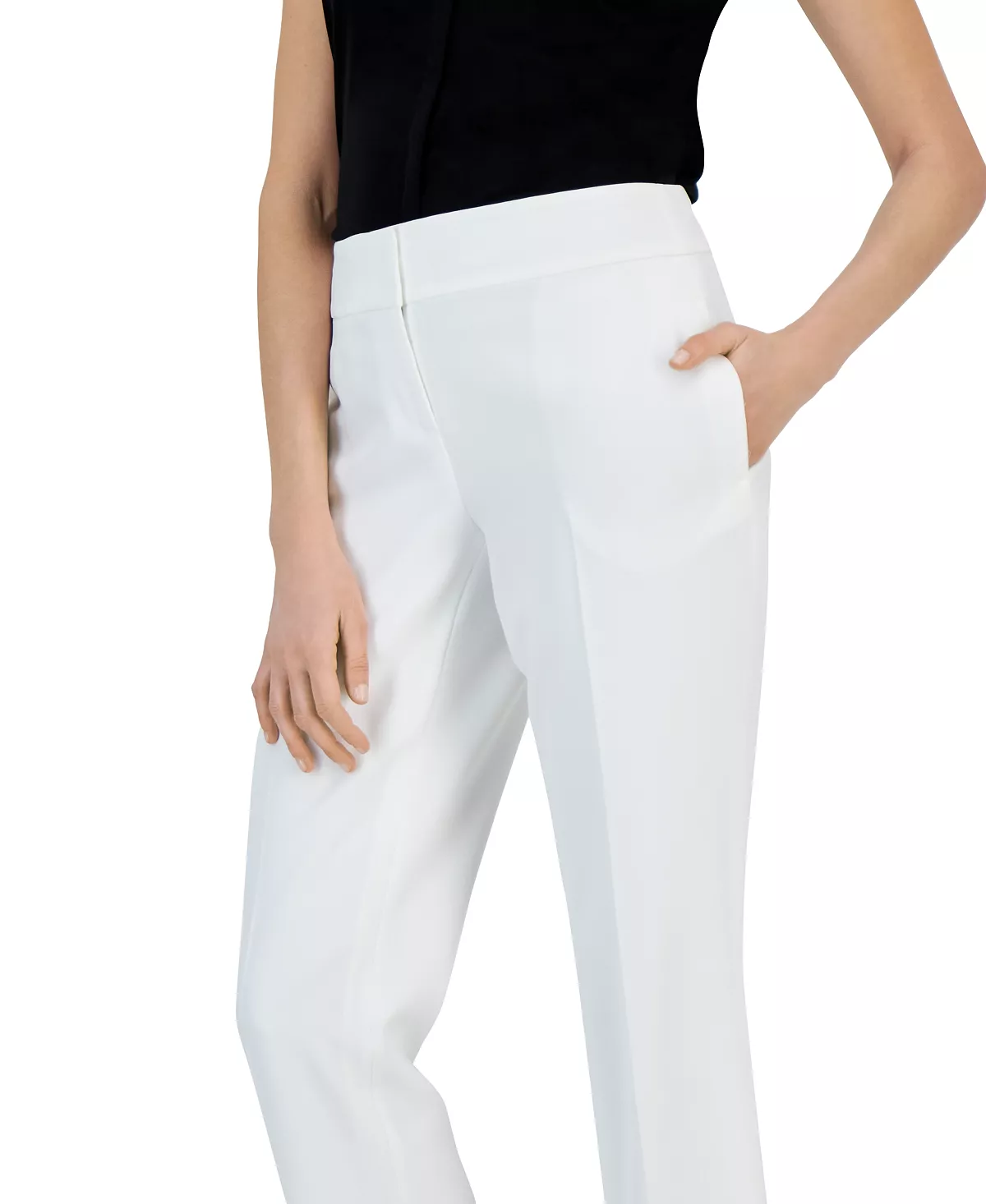 Kasper Slim Straight Leg Pants 6 Kasper Slim Straight Leg Pants - Image 4