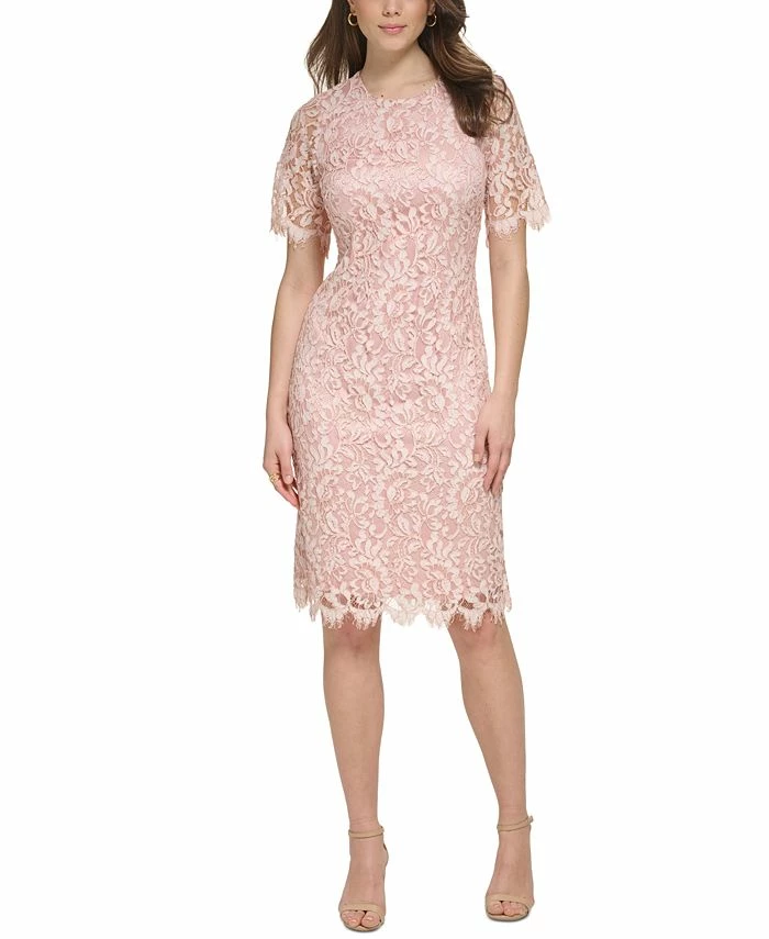 Vince Camuto Women's Lace Cutout-Back Bodycon Dress 3 Vince Camuto Women's Lace Cutout-Back Bodycon Dress