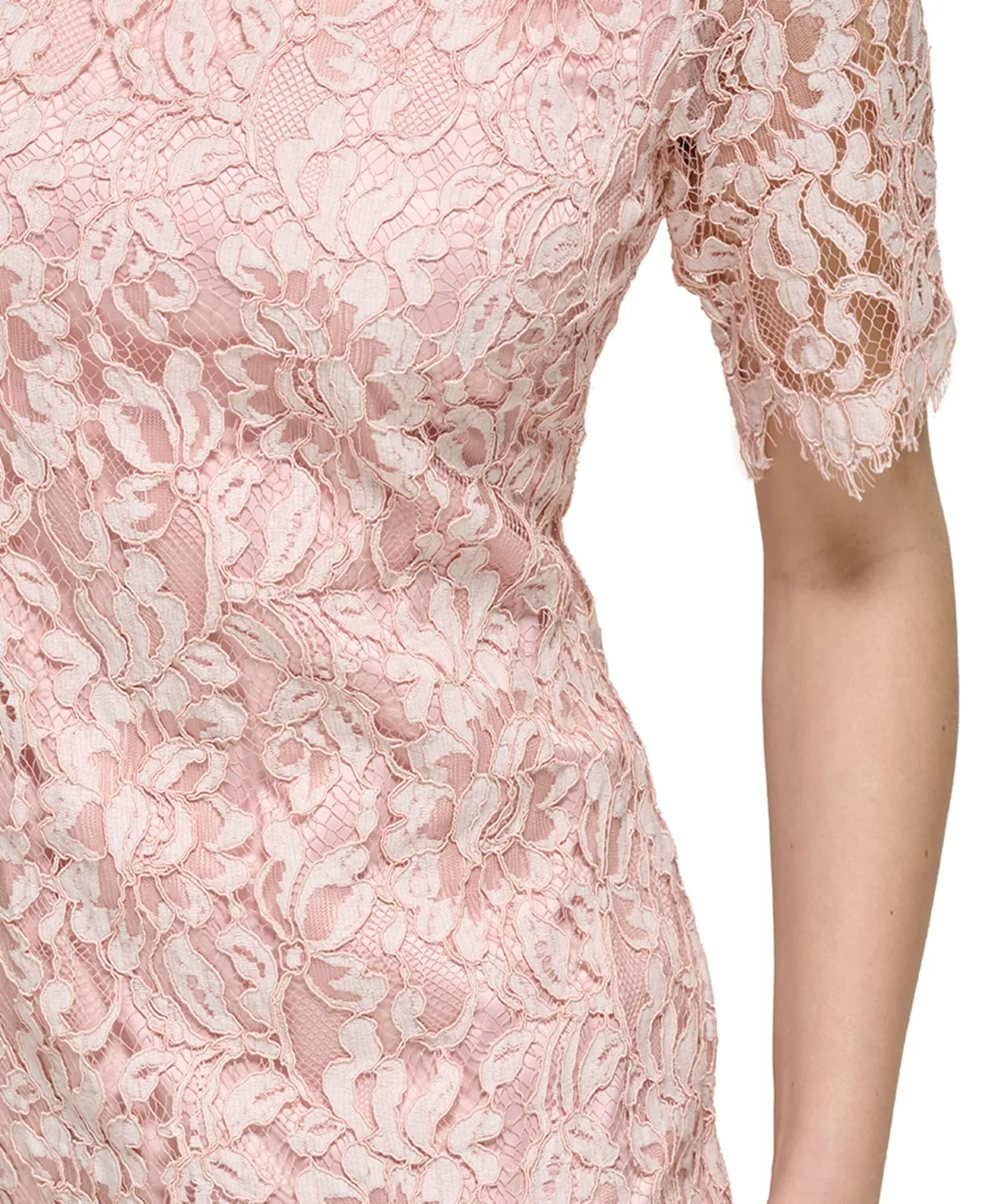 Vince Camuto Women's Lace Cutout-Back Bodycon Dress 6 Vince Camuto Women's Lace Cutout-Back Bodycon Dress - Image 4