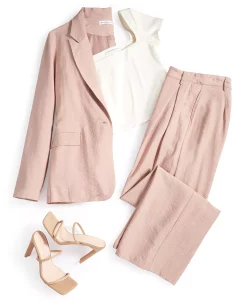 And Now This Women's High-Rise Wide-Leg Textured Trouser Pants 21 And Now This Women's High-Rise Wide-Leg Textured Trouser Pants -Clothing Shop 23568419 fpx