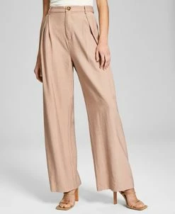 And Now This Women's High-Rise Wide-Leg Textured Trouser Pants 16 And Now This Women's High-Rise Wide-Leg Textured Trouser Pants -Clothing Shop 23568431 fpx