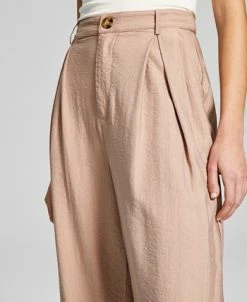 And Now This Women's High-Rise Wide-Leg Textured Trouser Pants 19 And Now This Women's High-Rise Wide-Leg Textured Trouser Pants -Clothing Shop 23568435 fpx