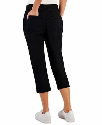 Style & Co Women's Mid Rise Comfort Waist Capri Pants, Created For Macy's 4 Style & Co Women's Mid Rise Comfort Waist Capri Pants, Created For Macy's - Image 2