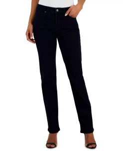 Anne Klein Women's Front-Fly Straight-Leg Jeans -Clothing Shop 23600761 fpx