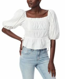 Sam Edelman Women's Square-Neck Peplum Blouse